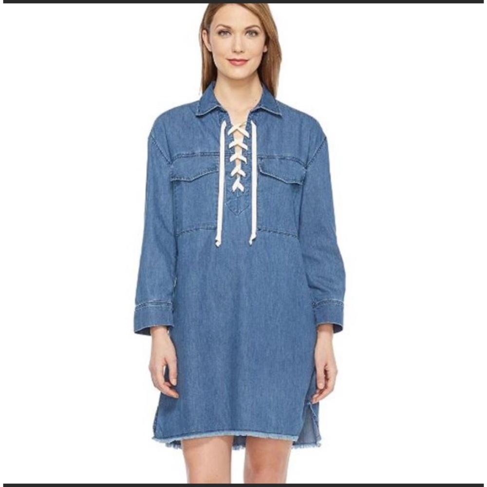 Clearance! NWT Joe’s Jeans denim lace up dress